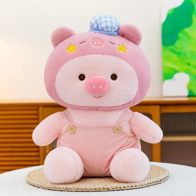 Pig in overalls · Plush toy · 40 cm
