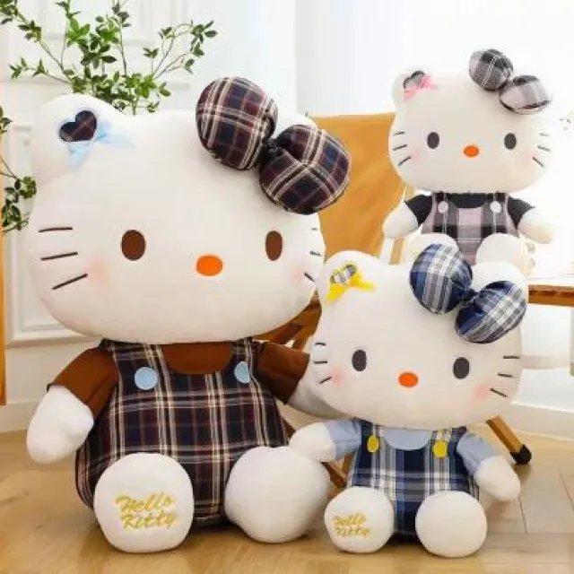 Hello Kitty estilo retro · Peluche · 30 cm