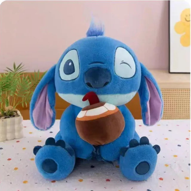 Stitch with a coconut · Plush toy · 45-50 cm