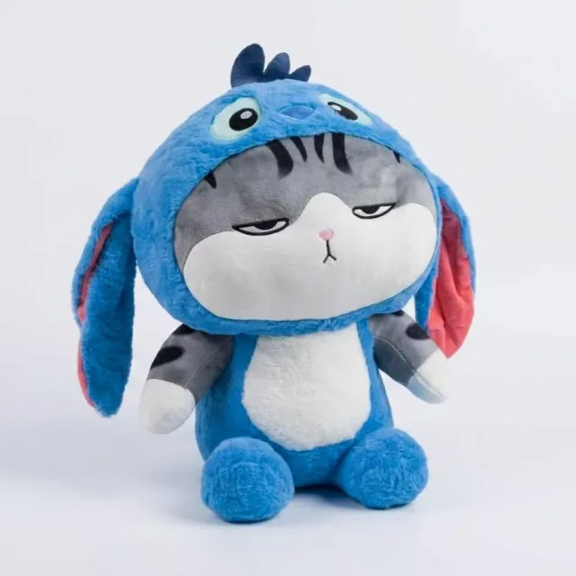 Costume cat with a backpack · Plush toy · 45-50 cm