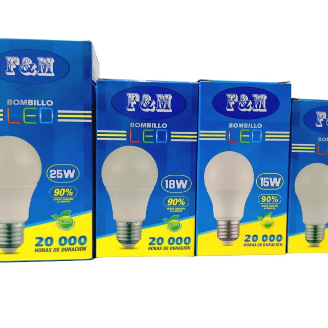F&M LED bulb 18 W / blue box
